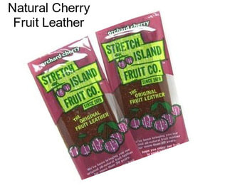 Natural Cherry Fruit Leather