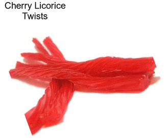 Cherry Licorice Twists
