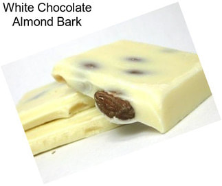 White Chocolate Almond Bark