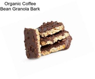 Organic Coffee Bean Granola Bark