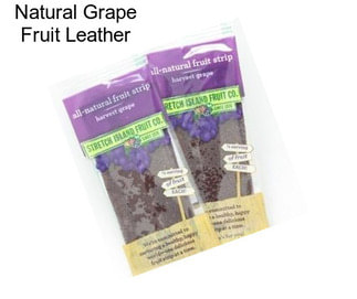 Natural Grape Fruit Leather