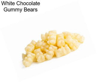 White Chocolate Gummy Bears