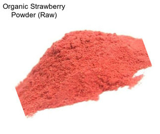 Organic Strawberry Powder (Raw)