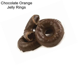 Chocolate Orange Jelly Rings