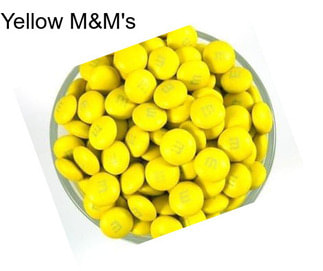 Yellow M&M\'s