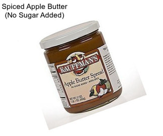 Spiced Apple Butter (No Sugar Added)