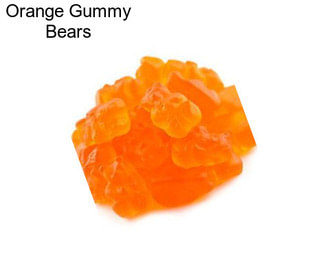 Orange Gummy Bears