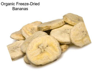 Organic Freeze-Dried Bananas