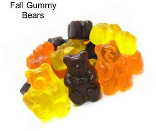 Fall Gummy Bears