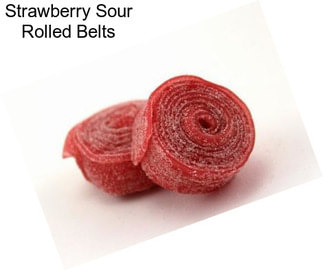 Strawberry Sour Rolled Belts