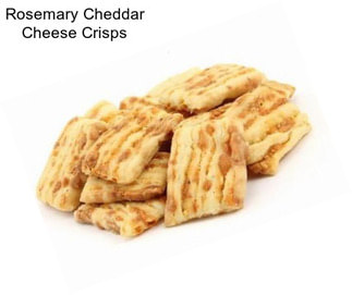 Rosemary Cheddar Cheese Crisps