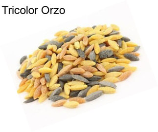 Tricolor Orzo