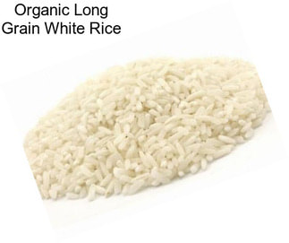 Organic Long Grain White Rice