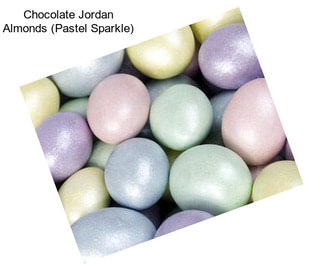 Chocolate Jordan Almonds (Pastel Sparkle)