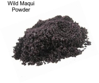 Wild Maqui Powder