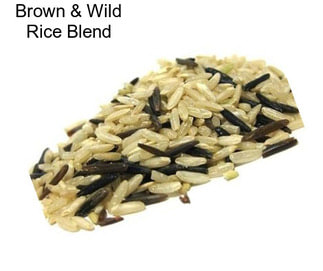 Brown & Wild Rice Blend