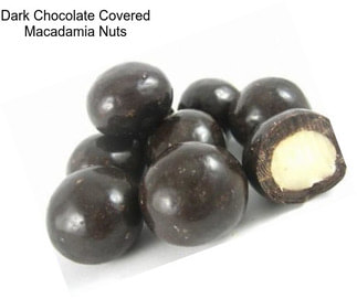 Dark Chocolate Covered Macadamia Nuts