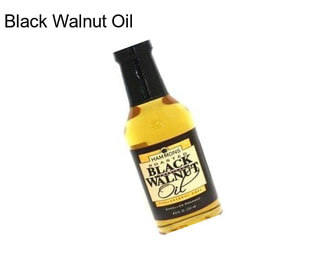 Black Walnut Oil