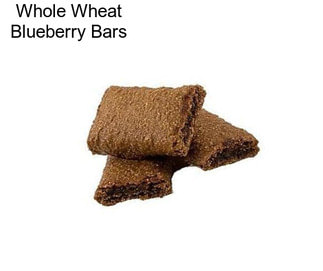Whole Wheat Blueberry Bars