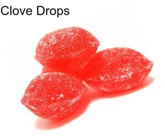 Clove Drops