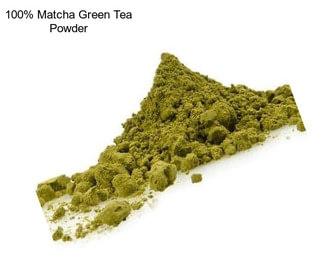 100% Matcha Green Tea Powder