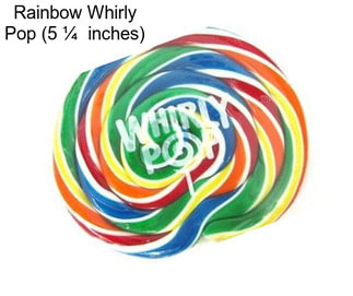 Rainbow Whirly Pop (5 ¼  inches)