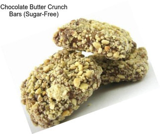 Chocolate Butter Crunch Bars (Sugar-Free)