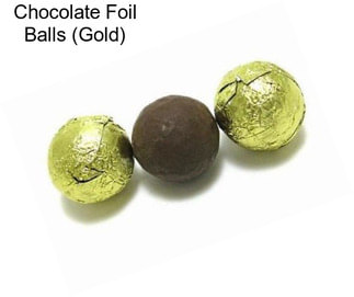 Chocolate Foil Balls (Gold)