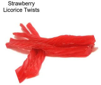 Strawberry Licorice Twists