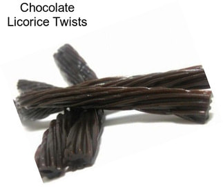 Chocolate Licorice Twists