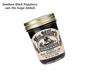Seedless Black Raspberry Jam (No Sugar Added)