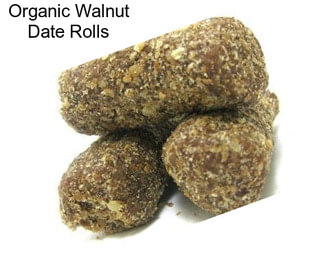 Organic Walnut Date Rolls