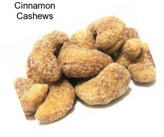 Cinnamon Cashews