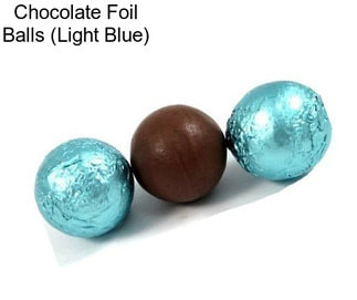 Chocolate Foil Balls (Light Blue)