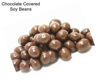 Chocolate Covered Soy Beans