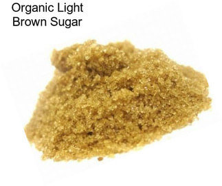 Organic Light Brown Sugar