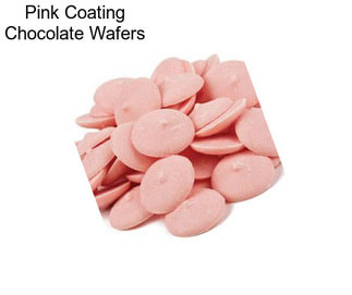 Pink Coating Chocolate Wafers