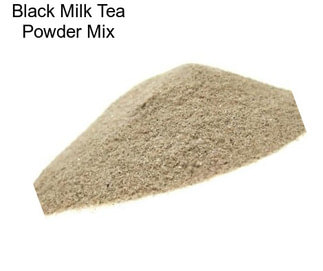 Black Milk Tea Powder Mix