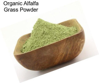 Organic Alfalfa Grass Powder