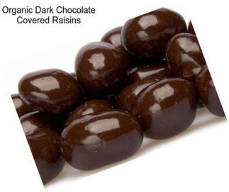 Organic Dark Chocolate Covered Raisins