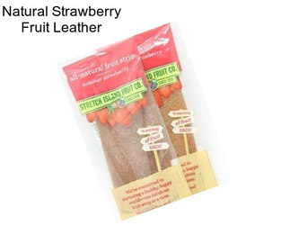 Natural Strawberry Fruit Leather