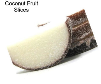 Coconut Fruit Slices