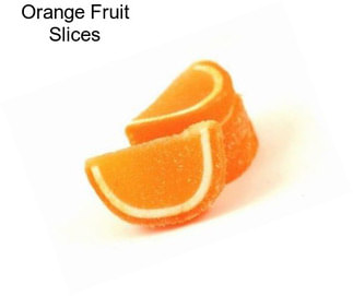 Orange Fruit Slices