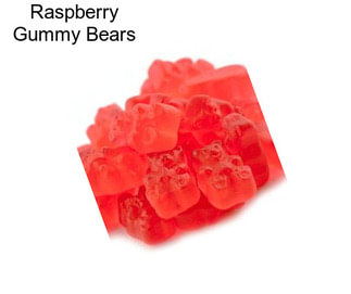 Raspberry Gummy Bears