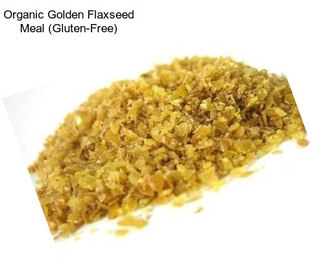 Organic Golden Flaxseed Meal (Gluten-Free)