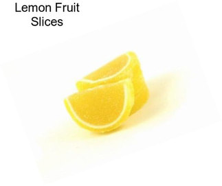 Lemon Fruit Slices