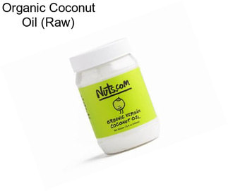 Organic Coconut Oil (Raw)