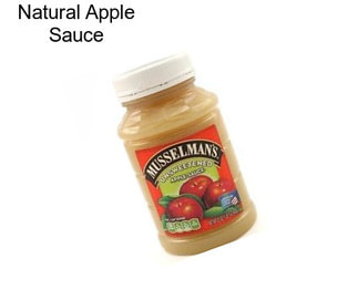 Natural Apple Sauce