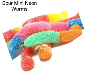 Sour Mini Neon Worms