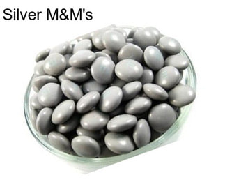 Silver M&M\'s